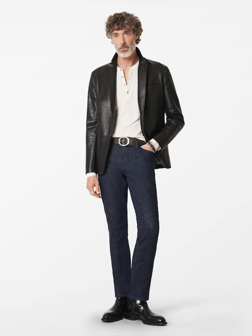 John varvatos U.S.A. Slim Straight indigo blue Jeans street apc amiri Allsaints